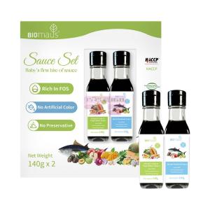 [山姆代購] 貝貝哩 進口調味汁組合裝 (混合海鮮調味汁140g+水果蔬菜調味汁140g)