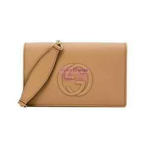 [山姆代購] [20件/人/天] 古馳GUCCI 雙G荔枝紋單肩斜挎包 奶茶色