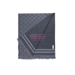 [山姆代購] [限購1件] 古馳GUCCI 經典GG圖案絨線圍巾 灰色 33*180cm