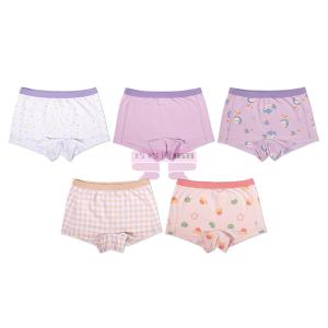 [山姆代購] Member's Mark 精梳棉女童平腳褲 5pcs