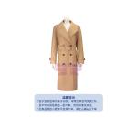 [山姆代購] [限購1件] 博柏利BURBERRY 羊毛混紡風衣 駝色 6碼