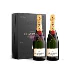 [山姆代購] [限購6件] 酩悦Moet＆Chandon 經典香檳酒禮盒裝 750ml*2