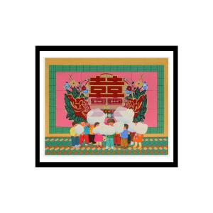[山姆代購] 張慶祝 《花式棉花糖》版畫