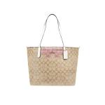 [山姆代購] [限購2件] 蔻馳COACH 女士單肩手提包 淺卡其5696IMDQC