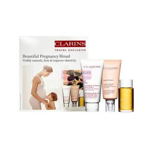[山姆代購] [20件/人/天] 嬌韻詩CLARINS 孕婦三件套 護理油100ml+撫紋霜175ml+身體磨砂膏200ml