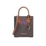 [山姆代購] [限購3件] 邁克·科爾斯MICHAEL KORS Mercer 迷你老花滿印皮革手提包