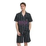 [山姆代購] Paola Riboni PR粉紅豹男士家居套裝 黑條紋