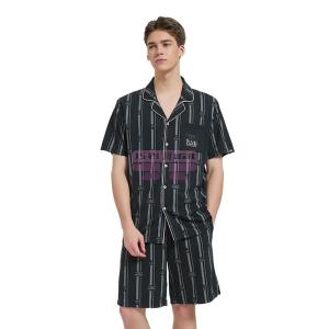 [山姆代購] Paola Riboni PR粉紅豹男士家居套裝 黑條紋