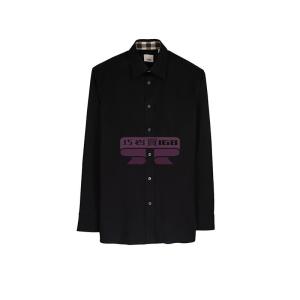 [山姆代購] [限購6件] 博柏利長袖襯衫男款黑色M碼