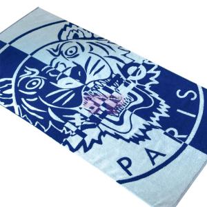 [山姆代購] KENZO 經典虎頭100%純棉提花浴巾  70cm*140cm
