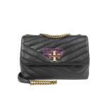 [山姆代購] [限購6件] TORY BURCH小號羊皮革絎縫女士兩用肩揹包黑色90452-001