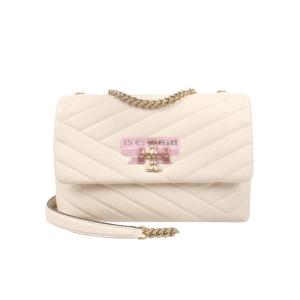 [山姆代購] [限購6件] TORY BURCH小號羊皮革絎縫女士兩用肩揹包白色 90452-122