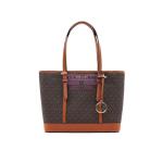 [山姆代購] [限購6件] MICHAEL KORS小號PVC印花配皮女士單肩手提托特包