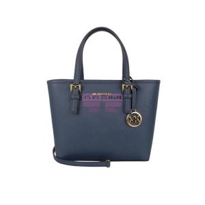 [山姆代購] [限購6件] MICHAEL KORS小號女士牛皮革單肩手提包35T9GTVT0L NAVY