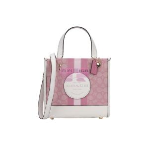 [山姆代購] [限購6件] COACH小號女士織物配皮單肩手提托特包C7965IMSXX