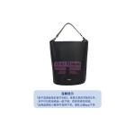 [山姆代購] [限購1件] BURBERRY博柏利 LOGO壓印水桶包中號 女款 黑色