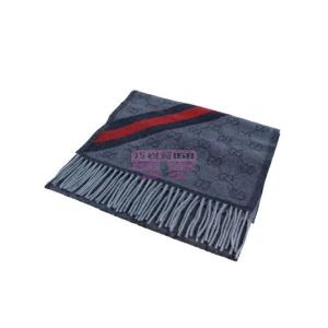 [山姆代購] [限購6件] GUCCI男女通用中性休閒時尚羊毛圍巾藍色570603 3G200 4068