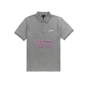 [山姆代購] [限購6件] EMPORIO ARMANI阿瑪尼 短袖POLO衫 男款 灰色 M碼