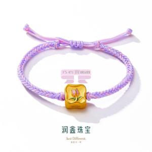 [山姆代購] 潤鑫珠寶 足金鬱金香手繩