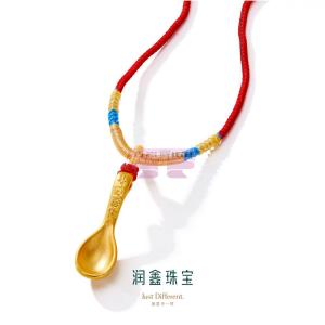 [山姆代購] 潤鑫珠寶 足金寶寶小金勺