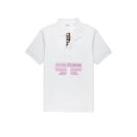 [山姆代購] [限購6件] BURBERRY博柏利 格紋領襟短袖POLO衫 男款 白色 M碼