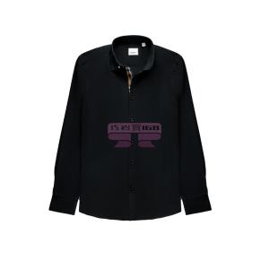 [山姆代購] [限購6件] BURBERRY博柏利 長袖襯衫 男款 黑色 S碼 80842751003