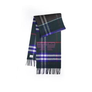[山姆代購] [限購6件] BURBERRY博柏利 格紋流蘇 羊毛絨線圍巾