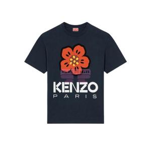 [山姆代購] [限購6件] KENZO BOKE花朵系列 T恤 男女同款-BLACK/L碼