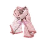 [山姆代購] [限購6件] GUCCI女士羊毛圍巾粉色281942 3G704 6978