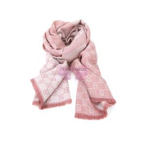 [山姆代購] [限購6件] GUCCI女士羊毛圍巾粉色281942 3G704 6978