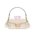 [山姆代購] [限購6件] COACH女士TABBY系列手提單肩斜挎包酒神包白色CM546B4HA