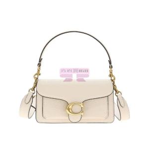 [山姆代購] [限購6件] COACH女士TABBY系列手提單肩斜挎包酒神包白色CM546B4HA